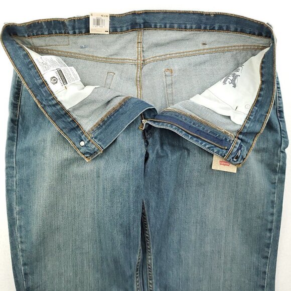 Levi's 559 Relaxed Straight Jeans 100% Cotton Medium Wash Men's 42x30 NWT - Picture 9 of 11